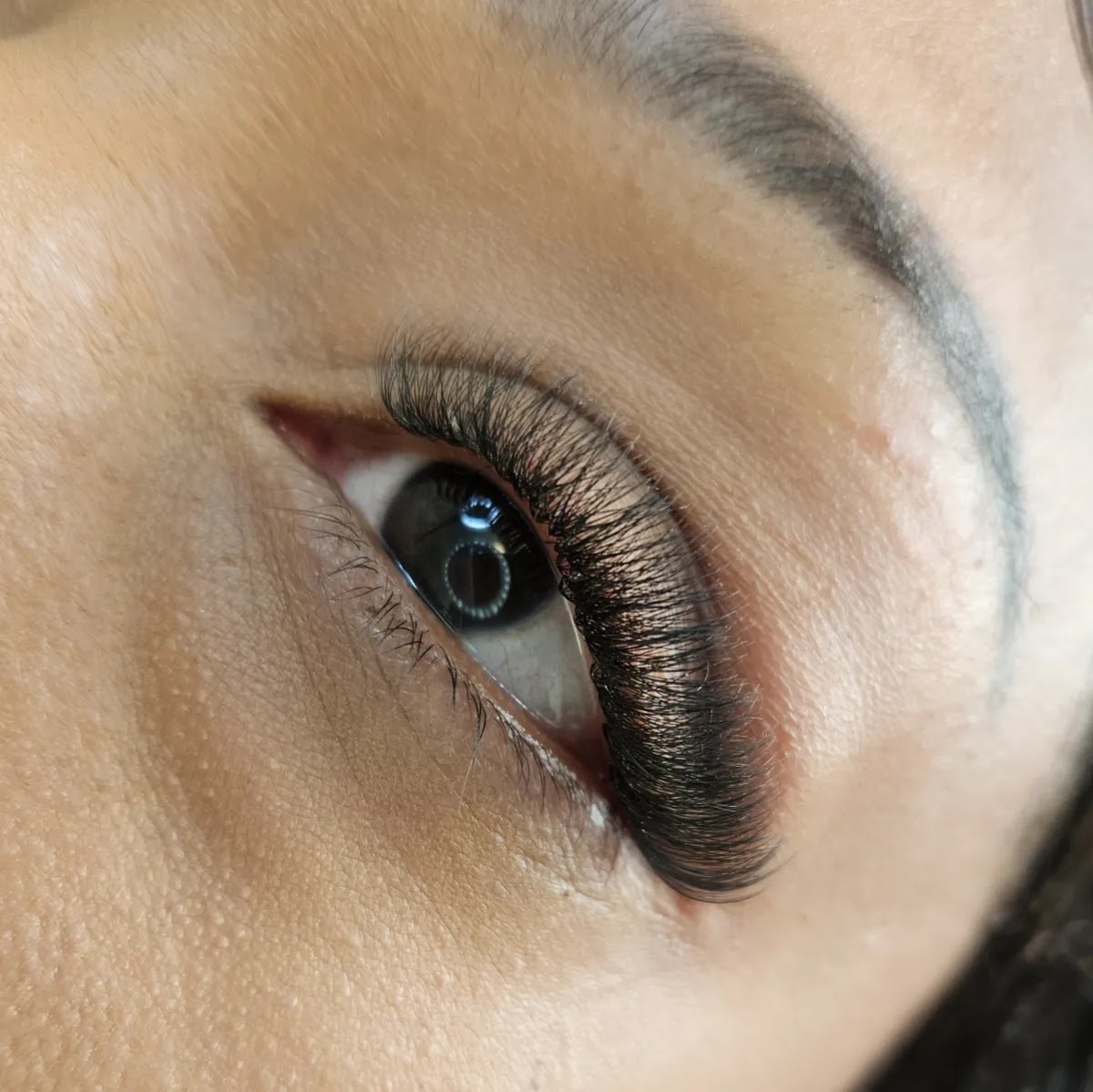 Dichte volumeset wimperextensions