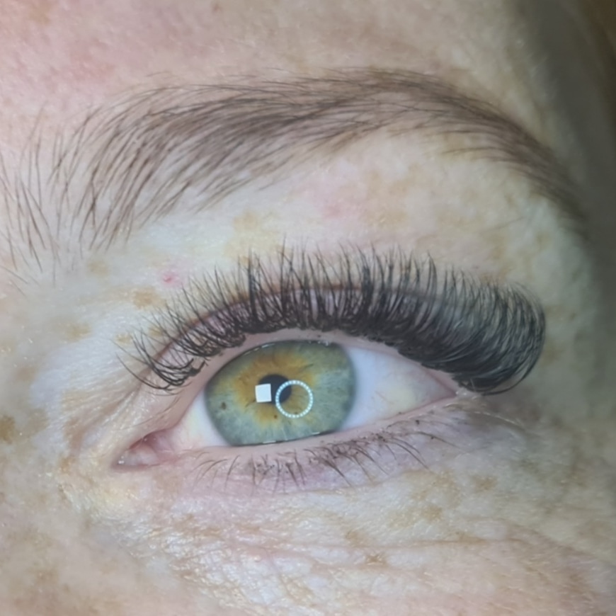 Natuurlijke set wimperextensions